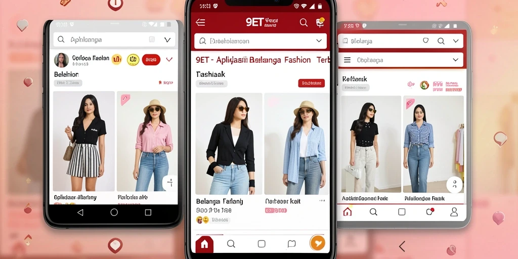 Tampilan antarmuka aplikasi 9ET yang stylish dan fungsional.