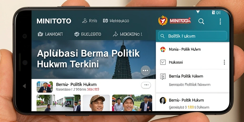 Tampilan antarmuka pengguna aplikasi MINITOTO yang informatif.
