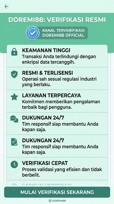 Tampilan kanal resmi doremi88